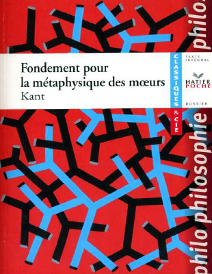 Couverture de Kant - Fondement pour la métaphysique des moeurs